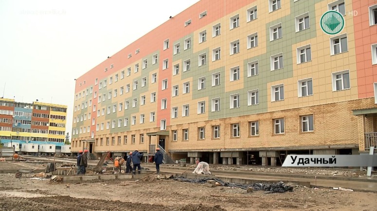 АЛРОСА строит жилой дом в Удачном