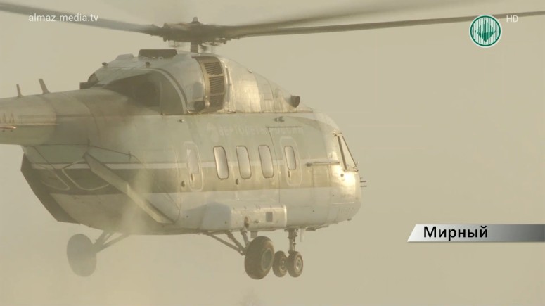 В Мирном испытывают новый вертолет МИ-38-2