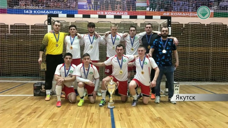 Золотой дебют ленчан на турнире по мини-футболу «Ирбис-2019»