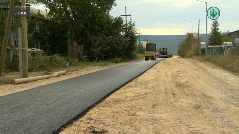 В Ленске отремонтировано рекордное количество дорог