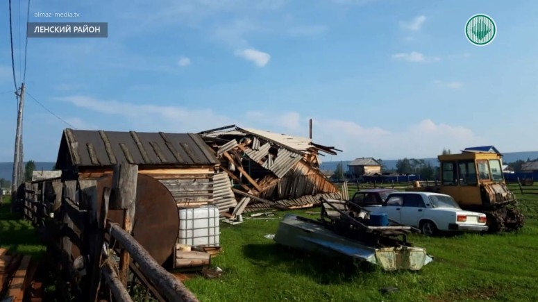 Пострадавшее от стихии село в Ленском районе получит 9 млн  рублей