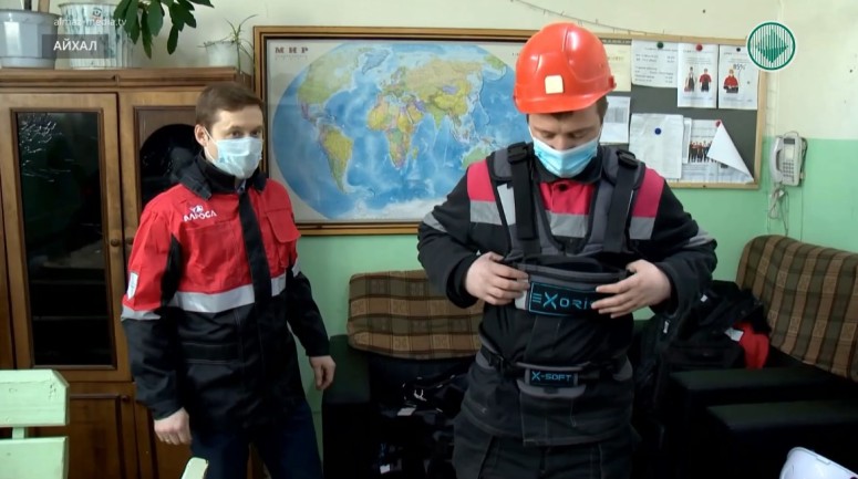 Айхальский ГОК тестирует промышленные экзоскелеты для взрывников карьера «Юбилейного»